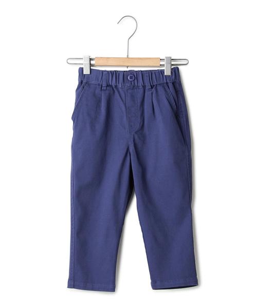 coen(コーエン)の「【coen kids】コットンツイルタックテーパードパンツ(100~150cm)(その他パンツ・キッズ・ネイビー/ベージュ/オリーブ/コバルトブルー・110/130/100/120/140/150)」の1枚目の写真