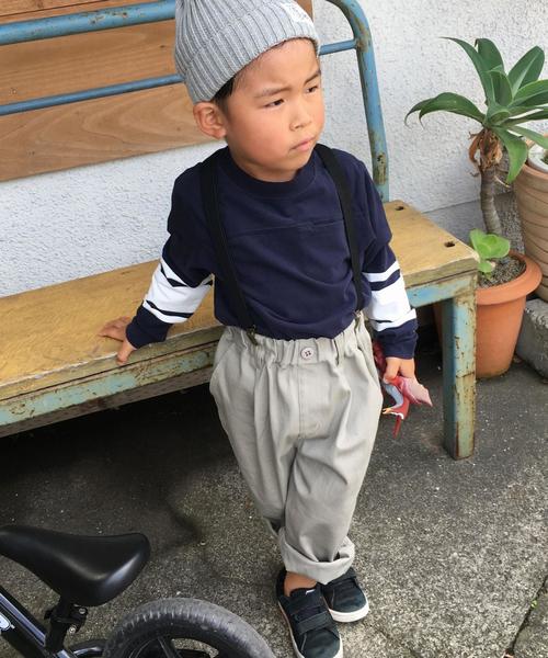 coen(コーエン)の「【coen kids】コットンツイルタックテーパードパンツ(100~150cm)(その他パンツ・キッズ・ネイビー/ベージュ/オリーブ/コバルトブルー・110/130/100/120/140/150)」の8枚目の写真