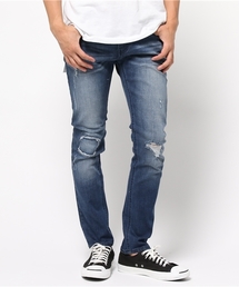 VENCEEXCHANGE | 【BITTER11月号 掲載商品】 リペアーデニムスキニーパンツ     (デニムパンツ)