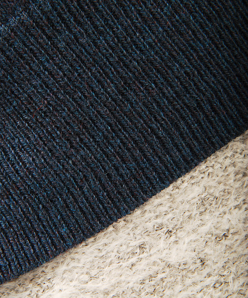 Ne-net（ネネット）の「S あざらしニット（カーディガン/ボレロ・レディース・グレー/ネイビー・02/03）」の5枚目の写真