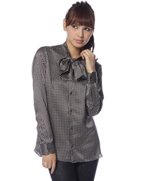 603 | 603 ドットアスコットシャツ(シャツ/ブラウス)