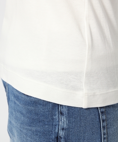 GLOBAL WORK（グローバルワーク）の「スーピマコットンUネック8分袖/734022（Tシャツ/カットソー・レディース・ブラック/その他/グレー/ホワイト・SMALL/MEDIUM/LARGE）」の10枚目の写真