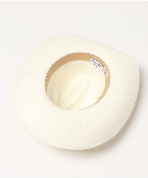 SENSI STUDIO（センシスタジオ）の「SENSI STUDIO　ドラマティック ストローHAT/ハット（ハット・レディース・ホワイト・57）」の4枚目の写真