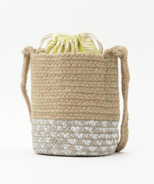 Lilas Campbell(リラキャンベル)の「Lilas Campbell Brade shoulder(ショルダーバッグ・レディース・杢グレー/ベージュ・FREE)」の3枚目の写真