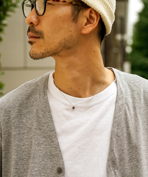 Orobianco(オロビアンコ)の「【OROBIANCO】オロビアンコ OREN023 シルバー ネックレス(ネックレス・メンズ・ブラック×ゴールド/ブラック×シルバー/レッド/グレー/ブルー/グリーン・FREE)」の6枚目の写真