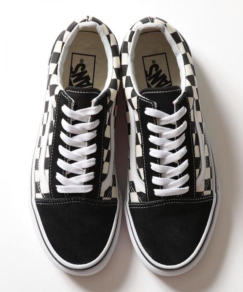 VANS（バンズ）の「＜VANS（バンズ）＞∴OLD SKOOL CHECK オールドスクール スニーカー ◆（スニーカー・レディース・ブラック・5h/6/6h/5）」の5枚目の写真