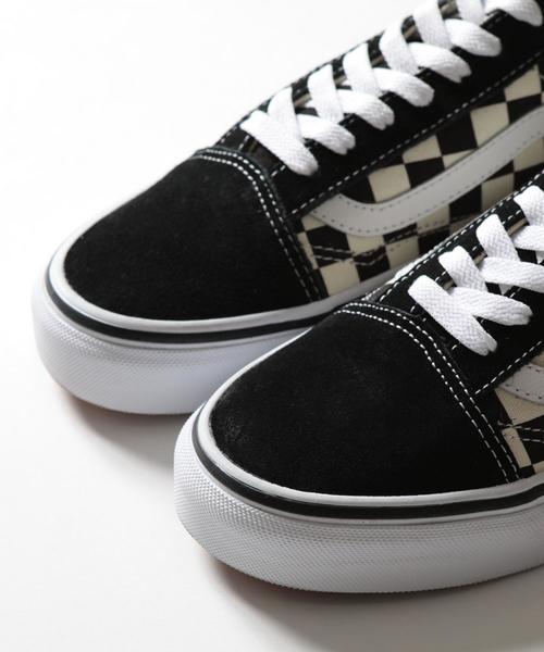 VANS（バンズ）の「＜VANS（バンズ）＞∴OLD SKOOL CHECK オールドスクール スニーカー ◆（スニーカー・レディース・ブラック・5h/6/6h/5）」の9枚目の写真