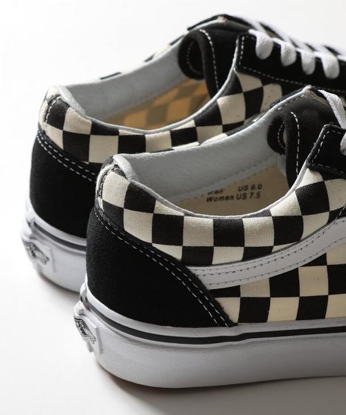 VANS（バンズ）の「＜VANS（バンズ）＞∴OLD SKOOL CHECK オールドスクール スニーカー ◆（スニーカー・レディース・ブラック・5h/6/6h/5）」の3枚目の写真