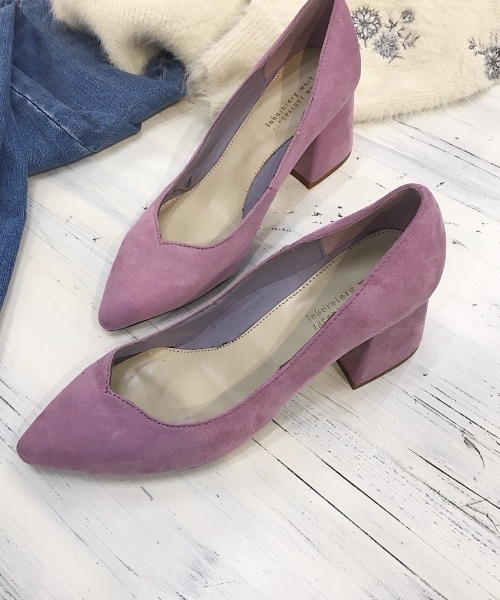 laboratory work（ラボラトリーワーク）の「チャンキーヒールパンプス（パンプス・レディース・キャメル/ブラック/ピンク系その他/カーキ・MEDIUM/LARGE）」の4枚目の写真