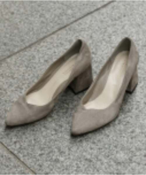 laboratory work（ラボラトリーワーク）の「チャンキーヒールパンプス（パンプス・レディース・キャメル/ブラック/ピンク系その他/カーキ・MEDIUM/LARGE）」の3枚目の写真