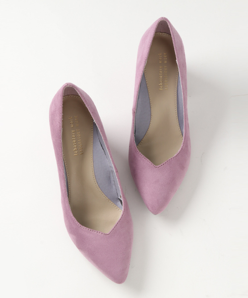 laboratory work（ラボラトリーワーク）の「チャンキーヒールパンプス（パンプス・レディース・キャメル/ブラック/ピンク系その他/カーキ・MEDIUM/LARGE）」の6枚目の写真