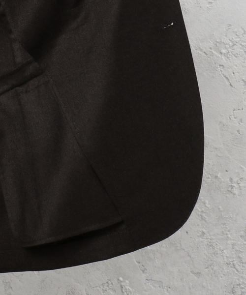 green label relaxing（グリーンレーベルリラクシング）の「[ヴィターレ バルベリス カノニコ] CANONICO  SOLID RGD NT SLP- ジャケット（スーツジャケット・メンズ・ブラック/グレー/ダークブラウン/ネイビー・46/48/50/44/42/52）」の9枚目の写真