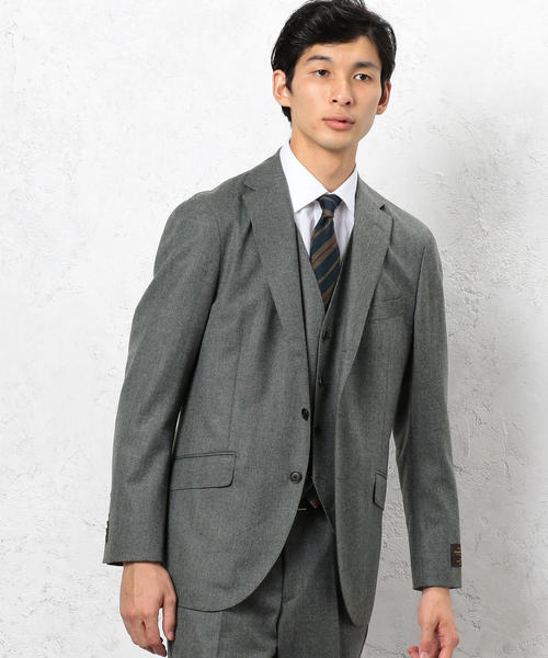 green label relaxing（グリーンレーベルリラクシング）の「[ヴィターレ バルベリス カノニコ] CANONICO  SOLID RGD NT SLP- ジャケット（スーツジャケット・メンズ・ブラック/グレー/ダークブラウン/ネイビー・46/48/50/44/42/52）」の7枚目の写真