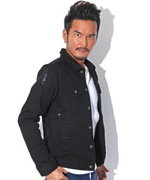 LUXSTYLE（ラグスタイル）の「ヴィンテージ加工ダメージデニムジャケット（デニムジャケット）」