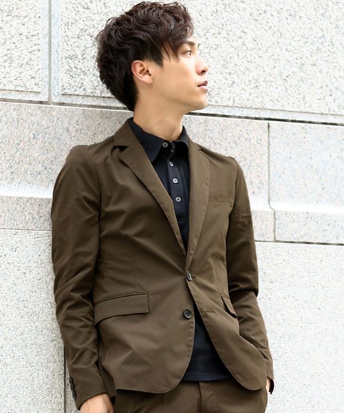 improves(インプローブス)の「ストレッチテーラードジャケット(テーラードジャケット)」|カーキ