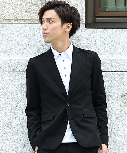 improves(インプローブス)の「ストレッチテーラードジャケット(テーラードジャケット)」|ブラック