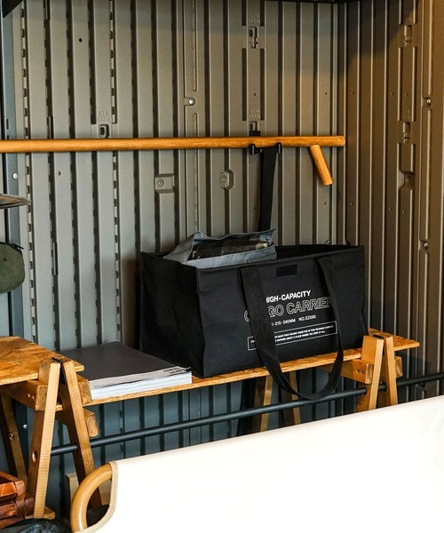 HIGHTIDE（ハイタイド）の「カーゴバッグ (S) パッカブル トートバッグ エコバッグ（エコバッグ/サブバッグ・レディース・ブラック/カーキ/イエロー・FREE）」の11枚目の写真