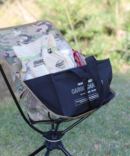 HIGHTIDE（ハイタイド）の「カーゴバッグ (S) パッカブル トートバッグ エコバッグ（エコバッグ/サブバッグ・レディース・ブラック/カーキ/イエロー・FREE）」の12枚目の写真