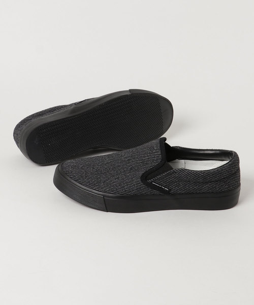 AZUL by moussy（アズールバイマウジー）の「ツイードスリッポンスニーカー（スニーカー・メンズ・チャコールグレー・LARGE/MEDIUM/SMALL）」の2枚目の写真