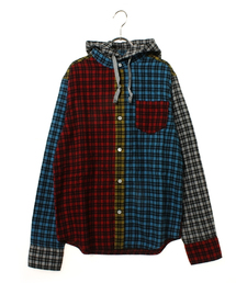 SHIPS KIDS | SHIPS KIDS:フランネルチェック クレイジー フード ロングスリーブ(junior)(シャツ/ブラウス)