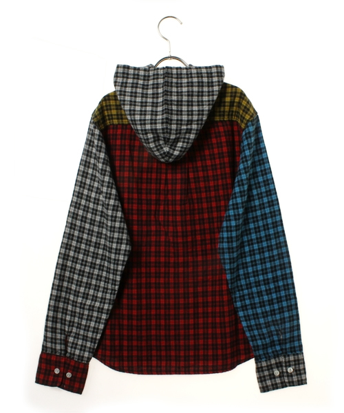 SHIPS KIDS（シップスキッズ）の「SHIPS KIDS:フランネルチェック クレイジー フード ロングスリーブ(junior)（シャツ/ブラウス・キッズ・その他・M size/S size）」の2枚目の写真
