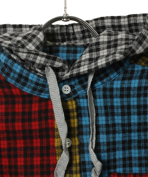 SHIPS KIDS（シップスキッズ）の「SHIPS KIDS:フランネルチェック クレイジー フード ロングスリーブ(junior)（シャツ/ブラウス・キッズ・その他・M size/S size）」の3枚目の写真