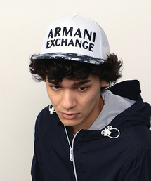 ARMANI EXCHANGE（アルマーニエクスチェンジ）の「【AXアルマーニ エクスチェンジ】ボタニカル柄ロゴキャップ（キャップ・メンズ）」