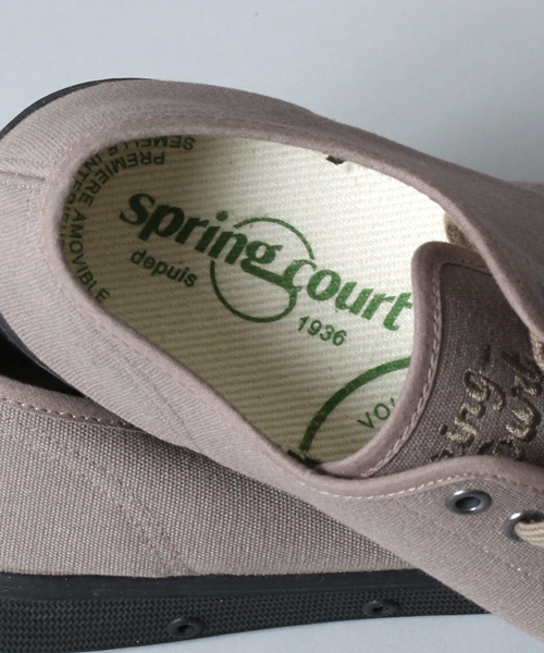 Spring Court（スプリングコート）の「spring court × International Gallery BEAMS / G2（スニーカー・メンズ・ホワイト/アッシュブラウン/ネイビー・39/40/41/42/43）」の14枚目の写真