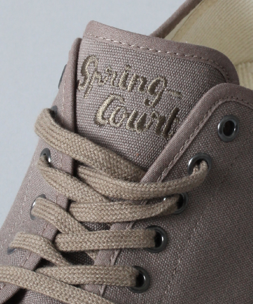 Spring Court（スプリングコート）の「spring court × International Gallery BEAMS / G2（スニーカー・メンズ・ホワイト/アッシュブラウン/ネイビー・39/40/41/42/43）」の12枚目の写真