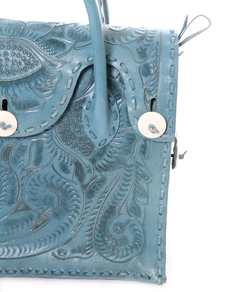 GRACE CONTINENTAL（グレースコンチネンタル）の「カービングバック中（トートバッグ・レディース・ベージュ/カーキ/ブルー・フリー）」の8枚目の写真