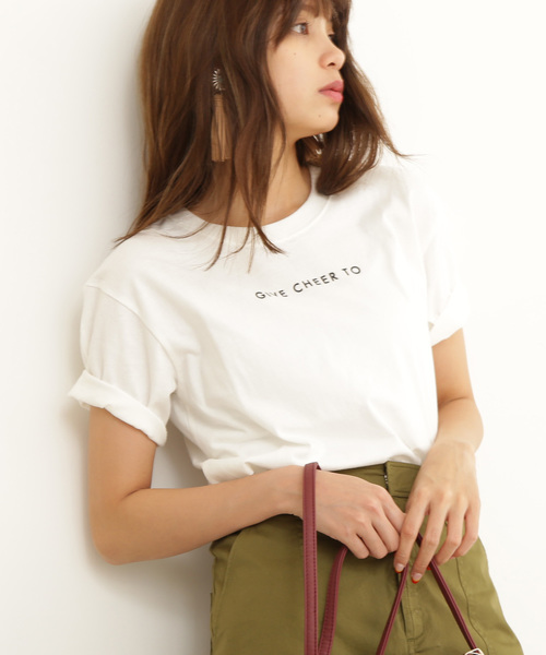 FREE'S MART（フリーズマート）の「ラバーロゴコンパクトＴシャツ（Tシャツ/カットソー・レディース・ブラック/ホワイト/パープル・FREE）」の2枚目の写真