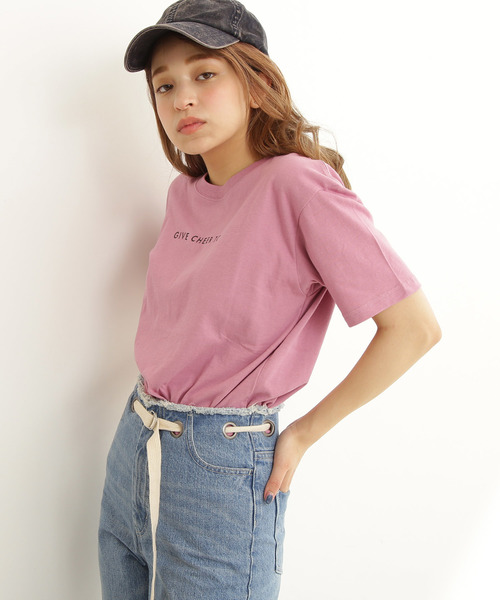 FREE'S MART（フリーズマート）の「ラバーロゴコンパクトＴシャツ（Tシャツ/カットソー・レディース・ブラック/ホワイト/パープル・FREE）」の12枚目の写真