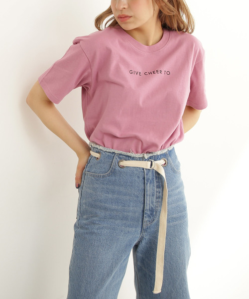 FREE'S MART（フリーズマート）の「ラバーロゴコンパクトＴシャツ（Tシャツ/カットソー・レディース・ブラック/ホワイト/パープル・FREE）」の14枚目の写真