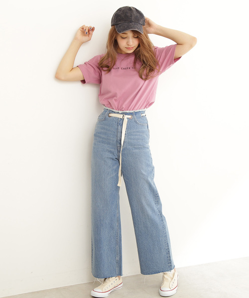 FREE'S MART（フリーズマート）の「ラバーロゴコンパクトＴシャツ（Tシャツ/カットソー・レディース・ブラック/ホワイト/パープル・FREE）」の17枚目の写真