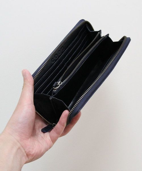 coen(コーエン)の「【WEB限定】イタリアンレザーロングウォレット(財布・メンズ・M.Brn/DK.Brn/ブラック/ネイビー・FREE)」の17枚目の写真