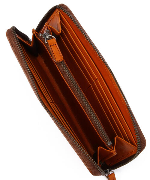 coen(コーエン)の「【WEB限定】イタリアンレザーロングウォレット(財布・メンズ・M.Brn/DK.Brn/ブラック/ネイビー・FREE)」の12枚目の写真