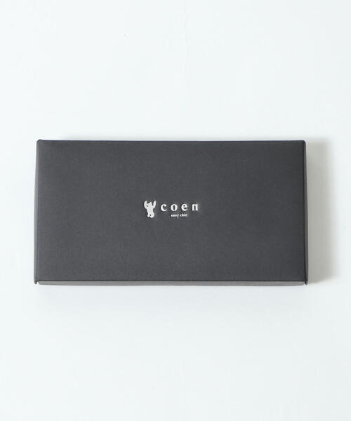 coen(コーエン)の「【WEB限定】イタリアンレザーロングウォレット(財布・メンズ・M.Brn/DK.Brn/ブラック/ネイビー・FREE)」の7枚目の写真