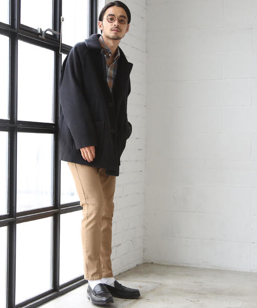 coen（コーエン）の「カバーリングウールカバーオール（カバーオール・メンズ・ネイビー/オリーブ・SMALL/MEDIUM/X-LARGE/LARGE）」の8枚目の写真