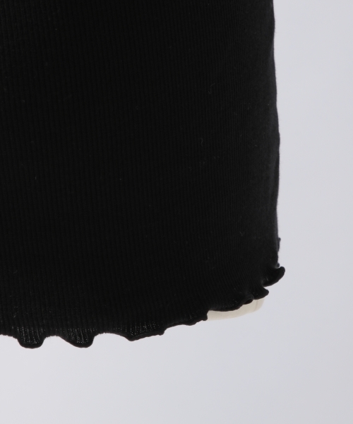 laboratory work(ラボラトリーワーク)の「カップツキベアインナー(Tシャツ/カットソー・レディース・ブラック/ホワイト/ブラウン系その他・MEDIUM)」の13枚目の写真