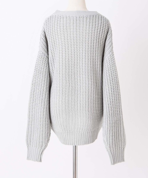 one after another NICE CLAUP（ワンアフターアナザーナイスクラップ）の「畦編みニットカーディガン（カーディガン/ボレロ・レディース・アイボリー/モカ/ミント/ピンク・FREE）」の14枚目の写真
