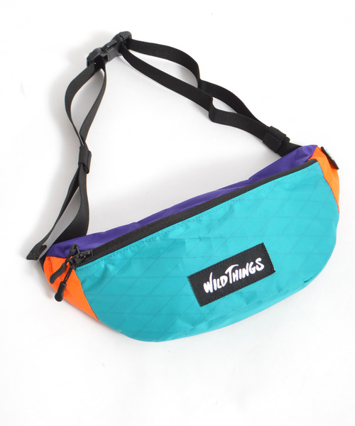 WILD THINGS（ワイルドシングス）の「WILDTHINGS / ワイルドシングス 2Wey Body bag（ボディバッグ/ウエストポーチ・メンズ・ホワイト/ブラック/ベージュ/カモフラージュ/パープル/マルチ/オレンジ/ターコイズブルー・FREE）」の18枚目の写真