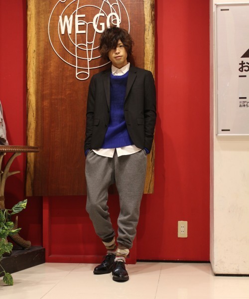 WEGO（ウィゴー）の「WEGO/スウェットリブパンツ（その他パンツ・メンズ・ブラック/杢グレー/ネイビー・MEDIUM/LARGE）」の11枚目の写真