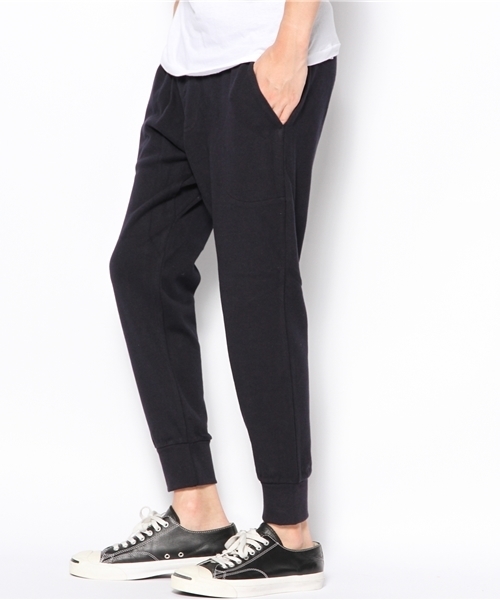 WEGO（ウィゴー）の「WEGO/スウェットリブパンツ（その他パンツ・メンズ・ブラック/杢グレー/ネイビー・MEDIUM/LARGE）」の4枚目の写真