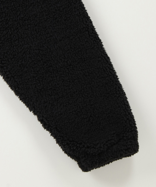 VENCEEXCHANGE（ヴァンスエクスチェンジ）の「ソフトボアハーフジップパーカー（パーカー・メンズ・ブラック/オフホワイト・MEDIUM/LARGE）」の12枚目の写真