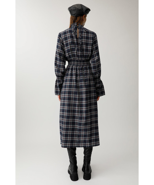 MOUSSY（マウジー）の「FLARE SLEEVE CHECK DRESS（ワンピース・レディース・ベージュ系その他/ブルー系その他/レッド系その他・1/2）」の13枚目の写真