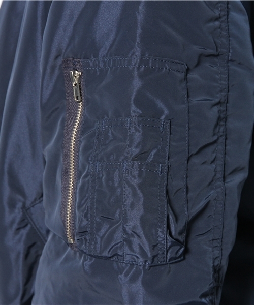 WEGO(ウィゴー)の「WEGO/MA-1ブルゾン(ブルゾン・レディース・ブラック/カーキ/ネイビー・FREE)」の11枚目の写真