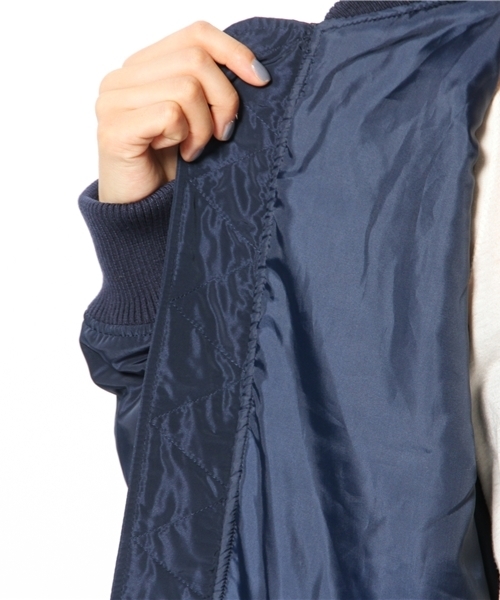 WEGO(ウィゴー)の「WEGO/MA-1ブルゾン(ブルゾン・レディース・ブラック/カーキ/ネイビー・FREE)」の12枚目の写真