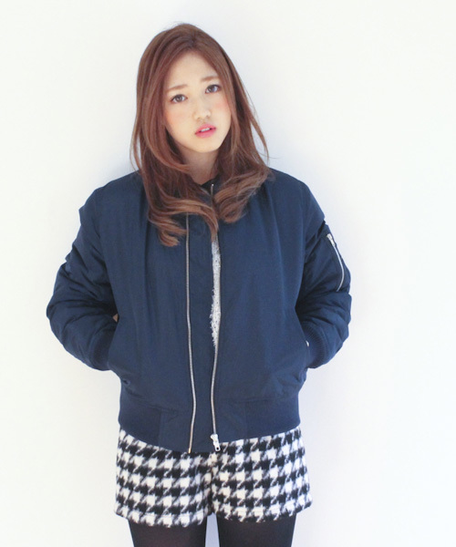 WEGO(ウィゴー)の「WEGO/MA-1ブルゾン(ブルゾン・レディース・ブラック/カーキ/ネイビー・FREE)」の22枚目の写真