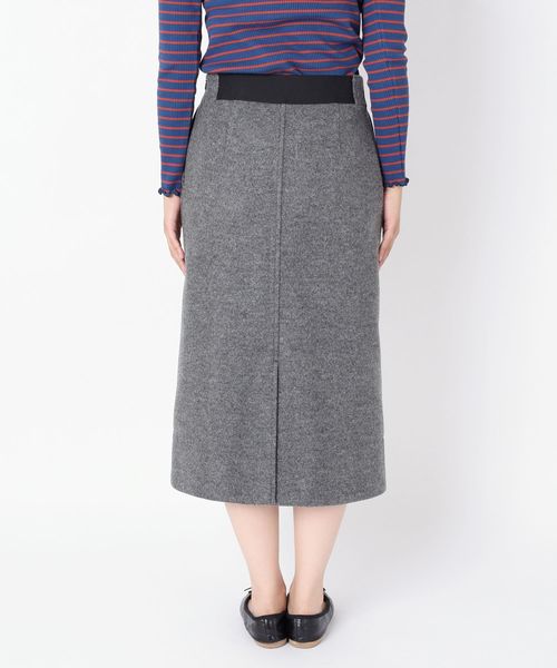 liflattie ships(リフラティ シップス)の「liflattie ships:ジャージーキリカエスカート◇(スカート・レディース・ダークグレー/ネイビー・SMALL/MEDIUM/LARGE)」の6枚目の写真
