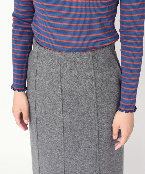 liflattie ships(リフラティ シップス)の「liflattie ships:ジャージーキリカエスカート◇(スカート・レディース・ダークグレー/ネイビー・SMALL/MEDIUM/LARGE)」の7枚目の写真
